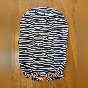 EUC zebra COVER ONLY for the DockATot Grand dock